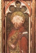 Painted screen of St Paul unknow artist